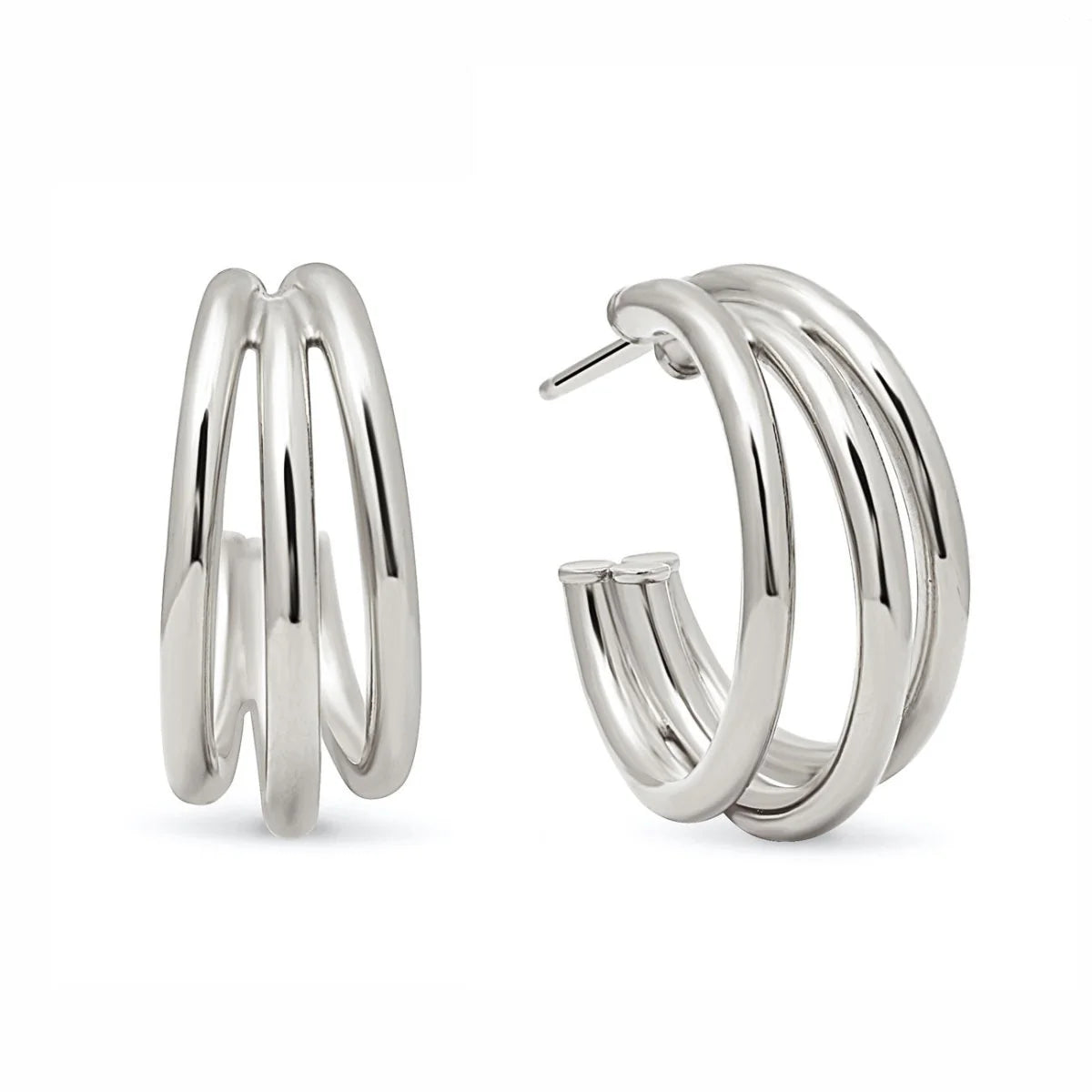 Triple Hoop Earrings