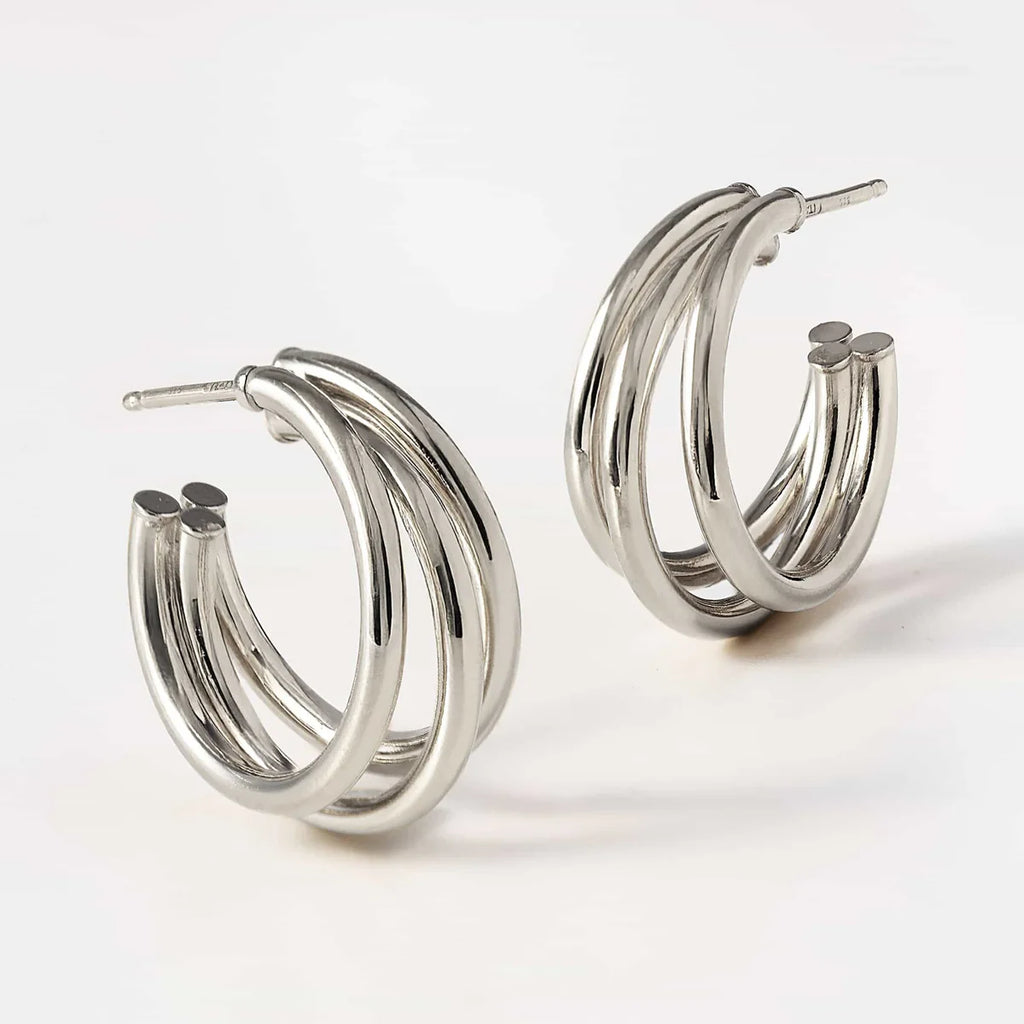 Triple Hoop Earrings