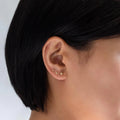 Tiny Sphere Flat Back Stud