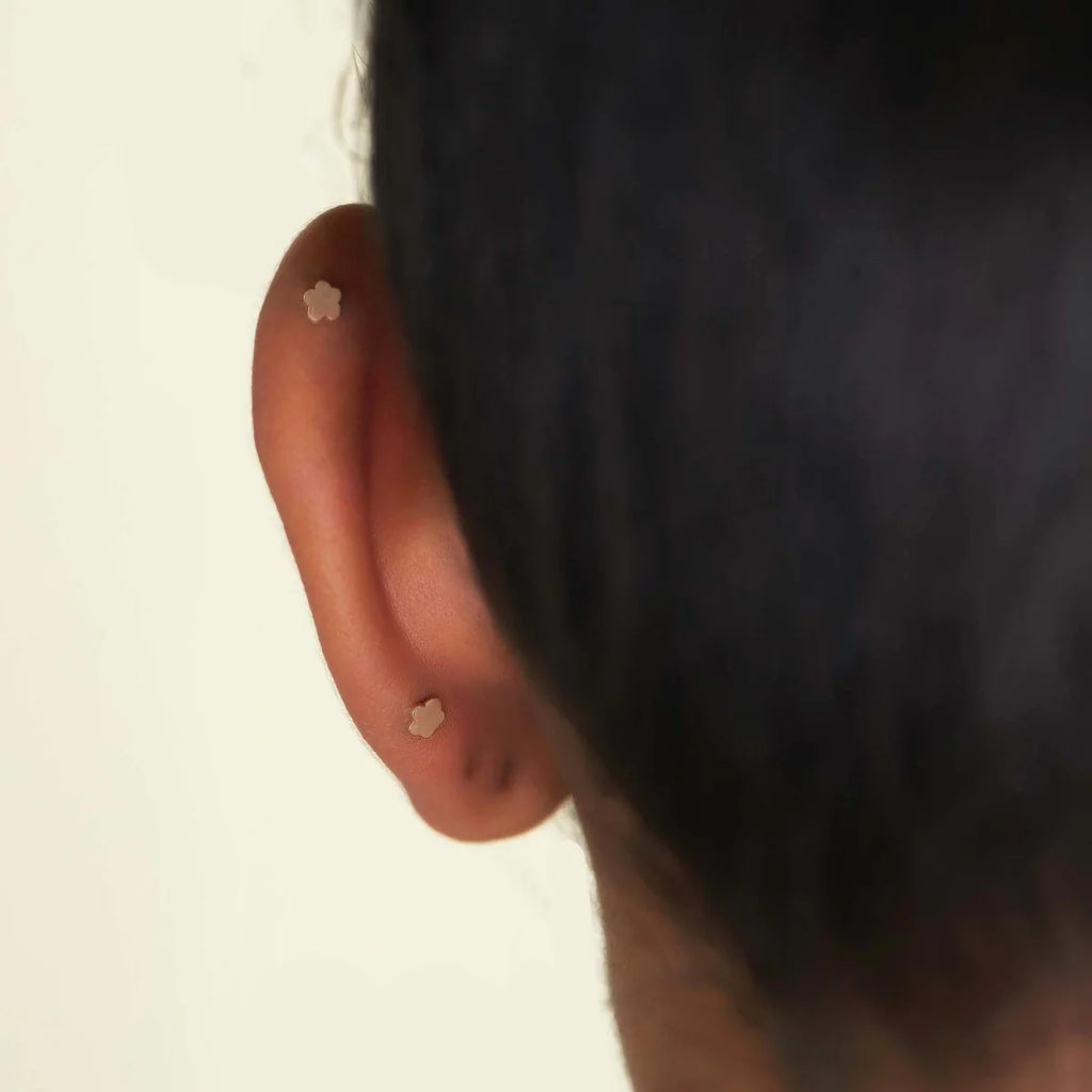 Tiny Sphere Flat Back Stud