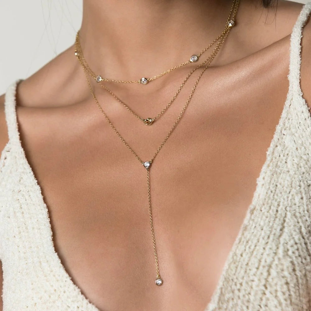 Crystal Chain Choker