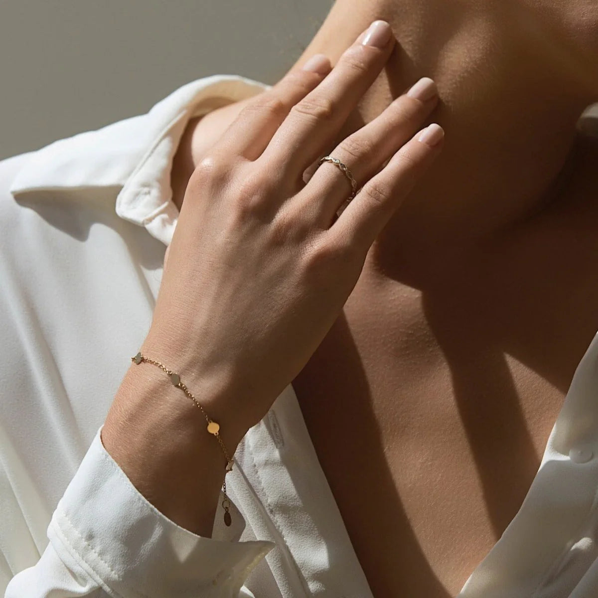 Round Disc Bracelet